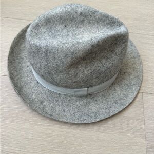 Stylish Gray Fedora Hat